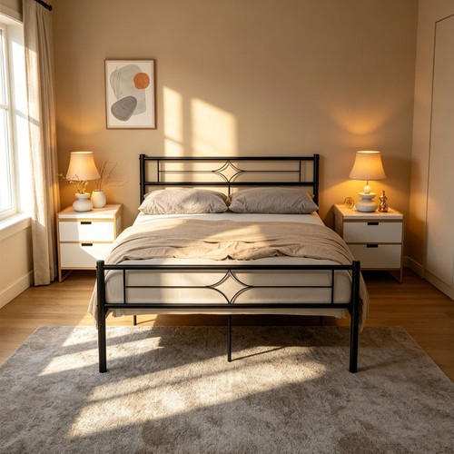 4ft small double bed - double, frame
