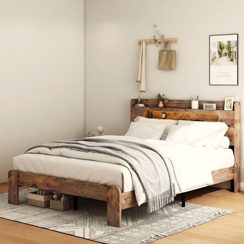 Bed frame full size wood - full, size,
