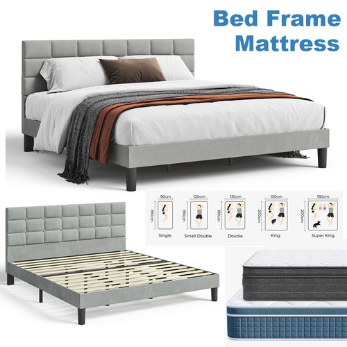Bed frame bedstead mattress - bed,