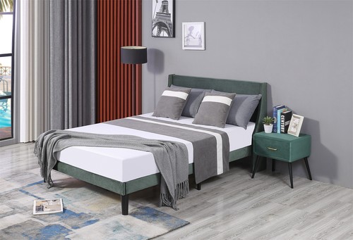 4ft6 double bed upholstered - 4ft6,