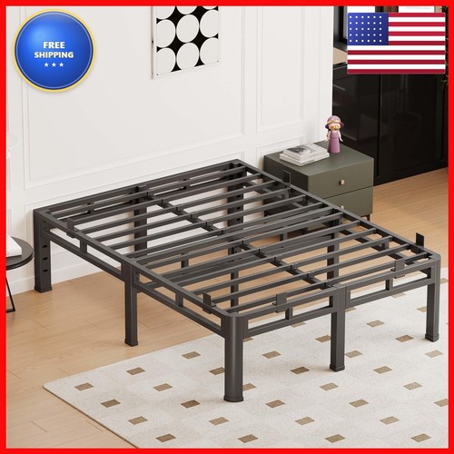 Queen bed frame - metal, platform